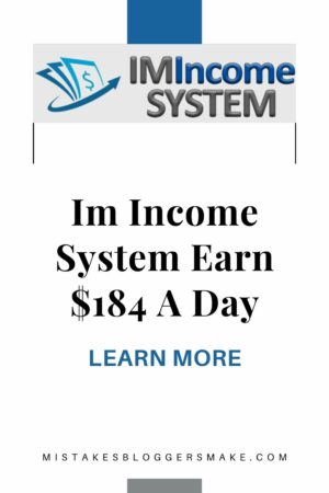Im Income System Earn $184 A Day